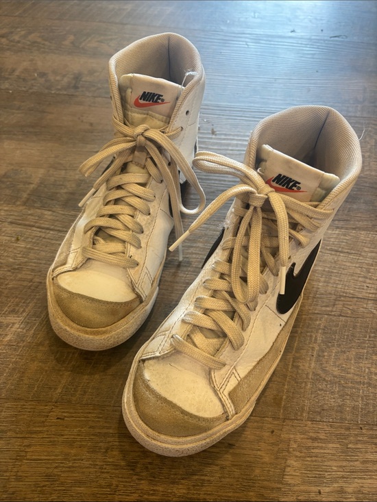 Nike Other - Nike white High-Top blazers